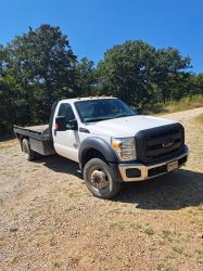 2012 Ford F550 XL Flatbed Truck For Sale In Stuart, Oklahoma
